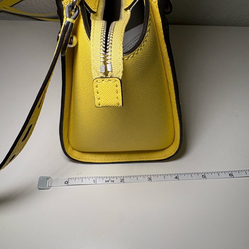 Micro Rebecca minkoff Avery purse YelloW mini crossbody NWT - Picture 13 of 13